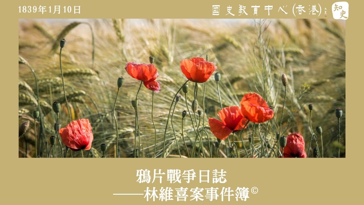 【1839年1月10日】鴉片戰爭日誌——林維喜案事件簿