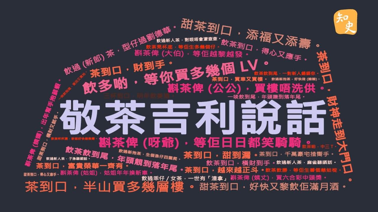 5.29 敬茶吉利說話63句｜合久必婚